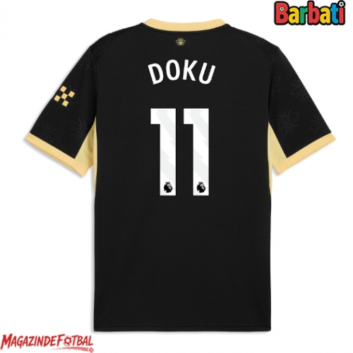 Manchester City Jeremy Doku #11 Tricou Fotbal Replică 2026-27 Barbati Deplasare Manchester City Jeremy Doku #11 Tricou Fotbal Replică 2026-27 Barbati Deplasare